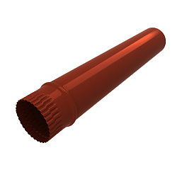 Труба водосточная, диаметр 120 мм, Порошковое покрытие, длина 0.6 м., RAL 3011 (Коричнево-красный) 