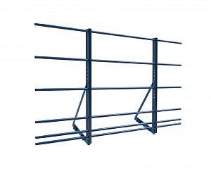 Ограждение ROLLED на Фальцевую кровлю Эконом H=1200мм L=2000мм со снегозадержанием с 2-я доп. трубами