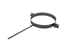 Крепление водосточных труб усиленное, шпилька, диаметр 110 мм, Zn покрытие