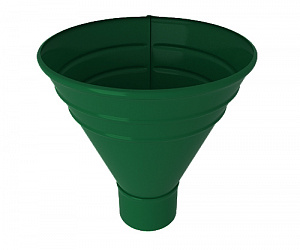 Воронка конусная, диаметр 150 мм, RAL 6005 (Зеленый мох)