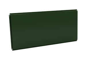 Фасадная кассета 1160х530 открытого типа, толщина 1 мм, RAL 6002 (Лиственно-зеленый)