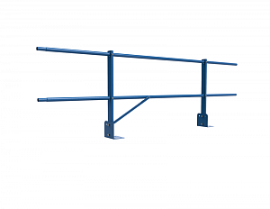 Ограждение DECO парапетное сборное ZN H=600мм L=2000мм (ТУ)