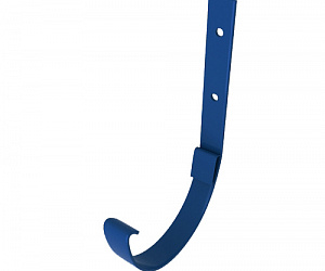 Кронштейн желоба, диаметр 120 мм, Порошковое покрытие, 350 мм, RAL 5005 (Сигнальный синий)