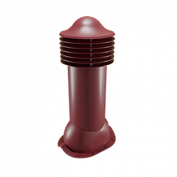 Труба вентиляционная для металлочерепицы утепленная d=125-650 Viotto красный (RAL 3005)