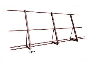 Ограждение кровли со снегозадержанием H=1200мм L=3000мм Оптимальное RAL 3009