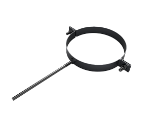 Крепление водосточных труб усиленное, шпилька, диаметр 300 мм, RAL 7024 (Графитовый серый)