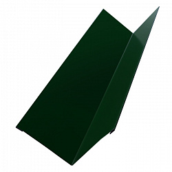 Угол внутренний металлический, длина 1.25 м, Порошковое покрытие, RAL 6005 (Зеленый мох)