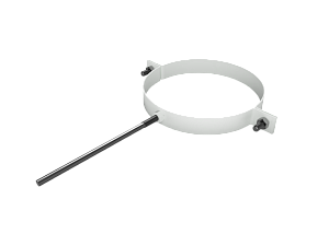 Крепление водосточных труб усиленное, шпилька, диаметр 180 мм, RAL 9003 (Сигнальный белый)
