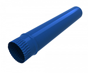 Труба водосточная, диаметр 180 мм, Порошковое покрытие, длина 0.6 м., RAL 5005 (Сигнальный синий)