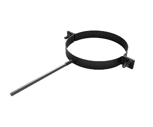 Крепление водосточных труб усиленное, шпилька, диаметр 110 мм, RAL 8019 (Серо-коричневый)