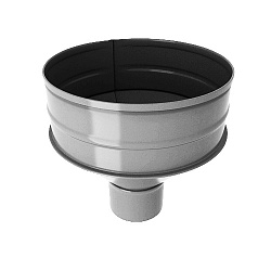 Водосборная воронка, диаметр 110 мм, Zn покрытие