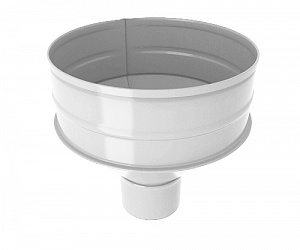 Водосборная воронка, диаметр 110 мм, RAL 9010 (Белый)