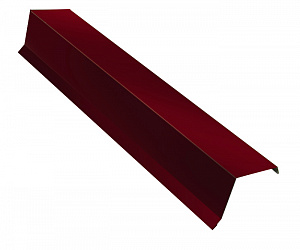 Планка ветровая, длина 1.25 м, Полимерное покрытие, RAL 3005 (Винно-красный)