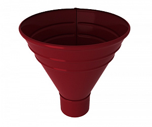 Воронка конусная, диаметр 160 мм, RAL 3005 (Винно-красный)