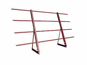 Ограждение кровли со снегозадержанием на Фальц H=1200мм L=2000мм Zn RAL 3003