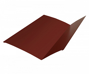 Планка примыкания верхняя, 2.5м, Порошковое покрытие, RAL 3011 (Коричнево-красный) 