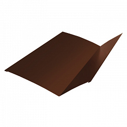 Планка примыкания верхняя, 3м, Полимерное покрытие, RAL 8017 (Шоколадно-коричневый)