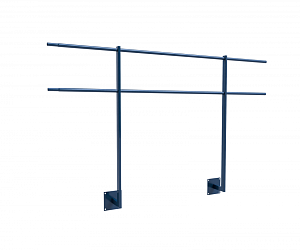 Ограждение кровли ROLLED парапетное сварное угловое H=1200мм L=2000мм