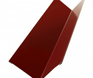 Угол внутренний металлический, длина 2 м, Порошковое покрытие, RAL 3011 (Коричнево-красный) 