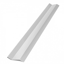 Планка начальная, длина 1.25 м, Порошковое покрытие, RAL 9010 (Белый)