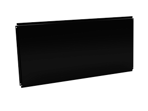 Фасадная кассета 1160х530 открытого типа, толщина 1 мм, RAL 9005 (Глубокий черный)