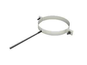 Крепление водосточных труб усиленное, шпилька, диаметр 216 мм, RAL 9002 (Серо-белый)