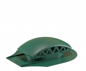 Кровельный вентиль (черепаха) для мягкой кровли при монтаже Viotto зеленый (RAL 6005)