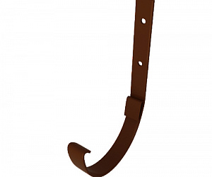 Кронштейн желоба, диаметр 140 мм, Порошковое покрытие, 200 мм, RAL 8017 (Шоколадно-коричневый)