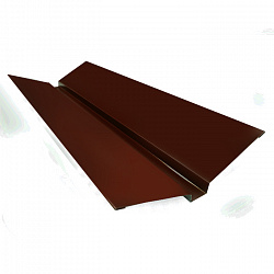 Ендова верхняя, длина 2 м, Порошковое покрытие, RAL 8017 (Шоколадно-коричневый)