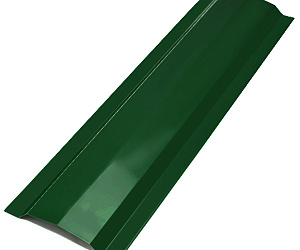 Конек для сэндвич-панелей, длина 2.5 м, Полимерное покрытие, RAL 6005 (Зеленый мох)