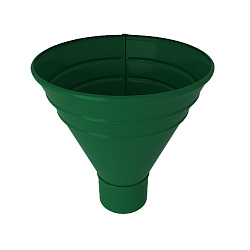 Воронка конусная, диаметр 180 мм, RAL 6005 (Зеленый мох)