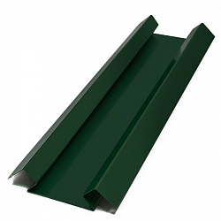 Угол внутренний сложный, 2.5м, Полимерное покрытие, RAL 6005 (Зеленый мох)