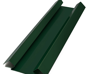 Угол внутренний сложный, 2.5м, Полимерное покрытие, RAL 6005 (Зеленый мох)