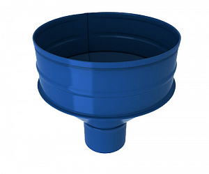 Водосборная воронка, диаметр 90 мм, RAL 5005 (Сигнальный синий)
