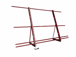 Ограждение кровли со снегозадержанием H=1200мм L=2000мм Оптимальное RAL 3003