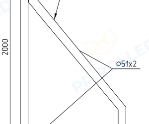Укосина сигнального ограждения