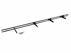 Снегозадержатель Трубчатый 25х2.0мм L=3000мм (4 Опоры) Zn RAL 9005