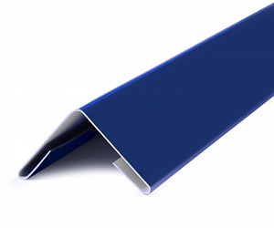 Угол внешний металлический, 1.25м, Порошковое покрытие, RAL 5005 (Сигнальный синий)