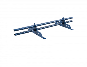 Снегозадержатель трубчатый DECO ХК с плоскоовальной трубой d40/20мм L=1000мм (2 опоры 1,5мм)