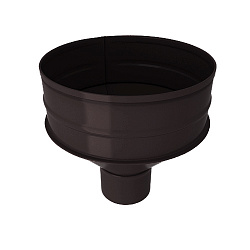 Водосборная воронка, диаметр 106 мм, RAL 8019 (Серо-коричневый)