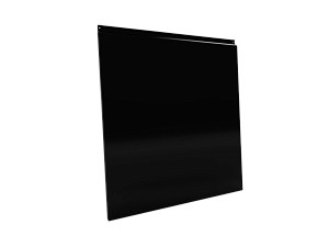 Фасадная кассета 1160х1140 закрытого типа, толщина 0,7 мм, RAL 9005 (Глубокий черный)