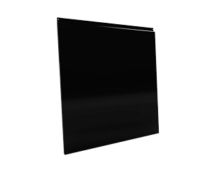 Фасадная кассета 1160х1140 закрытого типа, толщина 0,7 мм, RAL 9005 (Глубокий черный)