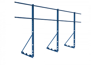 Ограждение DECO с Фальцевым креплением ОЦ H=1200 L=3000мм с 2-я трубами (ТУ)