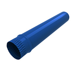 Труба водосточная, диаметр 90 мм, Порошковое покрытие, длина 0.6 м., RAL 5005 (Сигнальный синий)