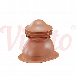 Универсальный выход вентиляции для готовой мягкой и фальцевой кровли Viotto медно-коричневый (RAL 8004)