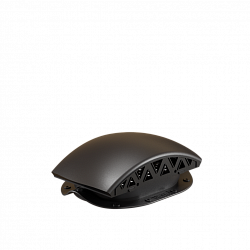 Кровельный вентилятор (черепаха) для металлочерепицы Viotto черный (RAL 9005)