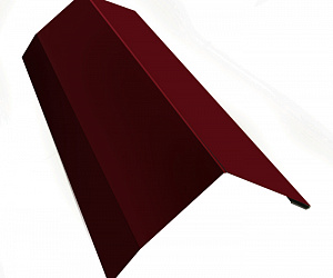 Капельник для кровли, длина 2 м, Полимерное покрытие, RAL 3005 (Винно-красный)
