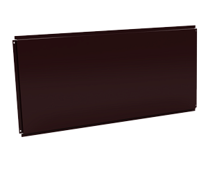 Фасадная кассета 1160х530 открытого типа, толщина 1 мм, RAL 3005 (Винно-красный)