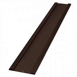 Планка стыковочная, 2.5м, Порошковое покрытие, RAL 8019 (Серо-коричневый)