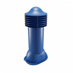 Труба вентиляционная для металлочерепицы неутепленная d=125-650 Viotto сигнально-синий (RAL 5005)